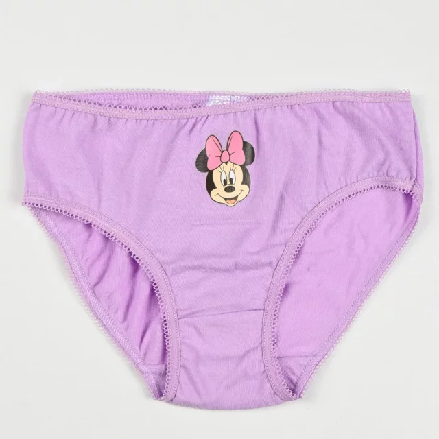 Disney Minnie Purple Dots gyerek fehérnemű, bugyi 3 darab/csomag 3 - 4 év / 98 - 104 cm