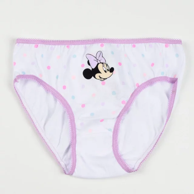 Disney Minnie Purple Dots gyerek fehérnemű, bugyi 3 darab/csomag 5 - 6 év / 110 - 116 cm