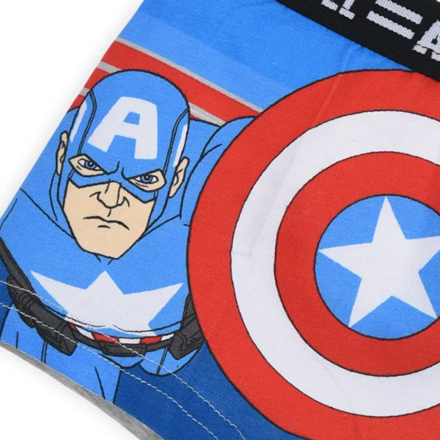 Bosszúállók Captain America Shield gyerek boxeralsó 2 darab/csomag 2 - 3 év / 92 - 98 cm