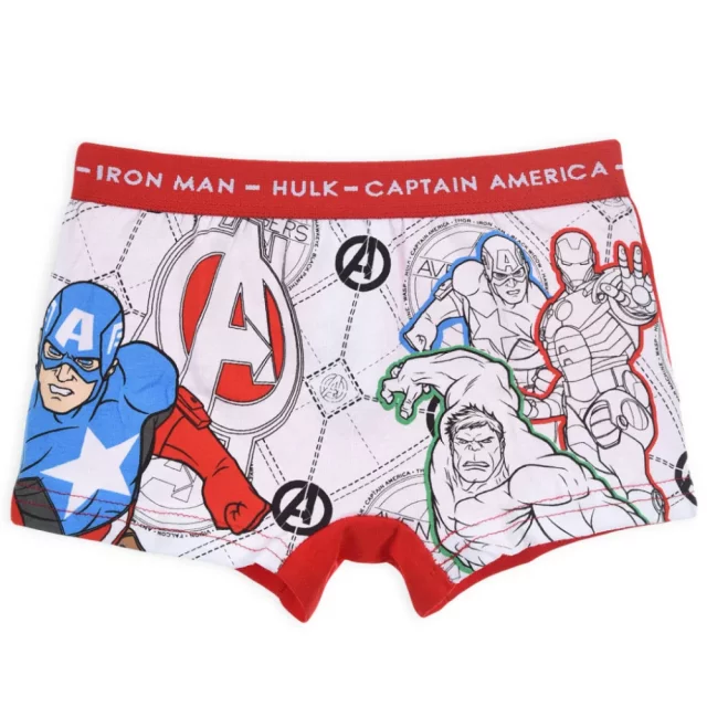 Bosszúállók Captain America Shield gyerek boxeralsó 2 darab/csomag 2 - 3 év / 92 - 98 cm
