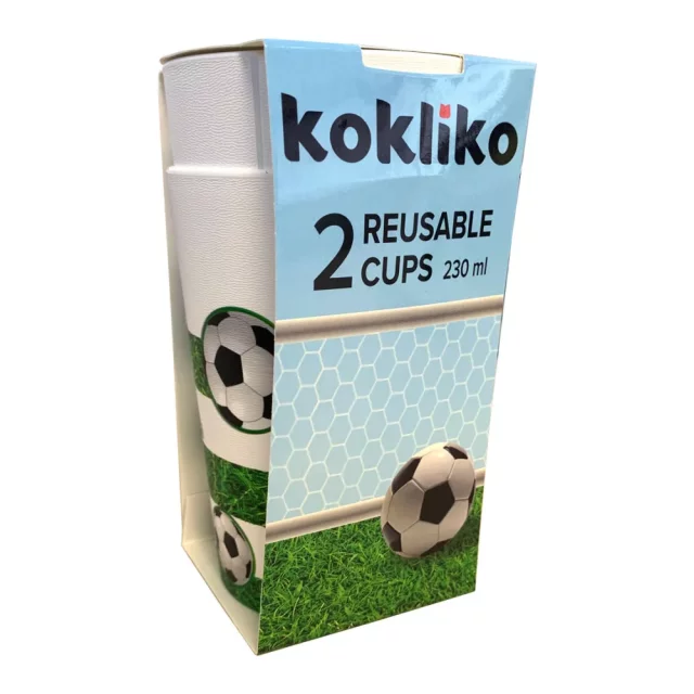 Focis Soccer Field műanyag pohár 2 db-os szett 230 ml