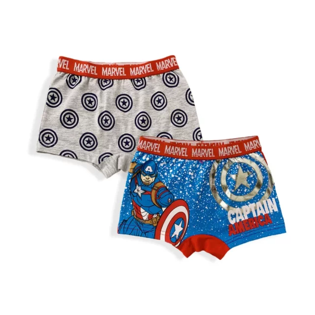 Bosszúállók Saver gyerek boxeralsó 2 darab/csomag 4 - 10 év / 104 - 140 cm