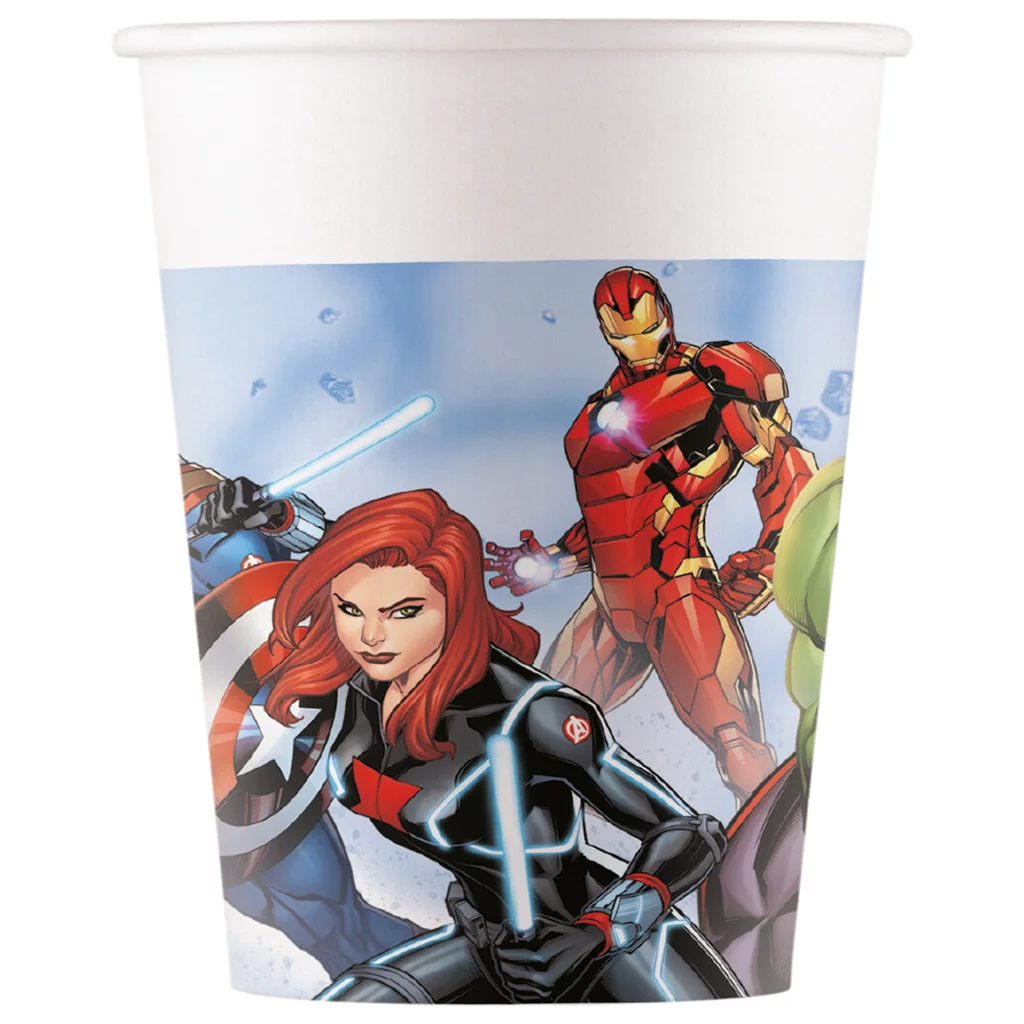 Bosszúállók Infinity Stones papír pohár 8 db-os 200 ml FSC
