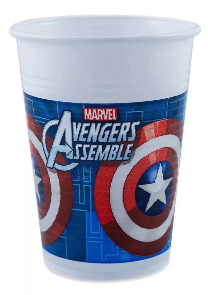 Bosszúállók Multi Heroes műanyag pohár 8 db-os 200 ml