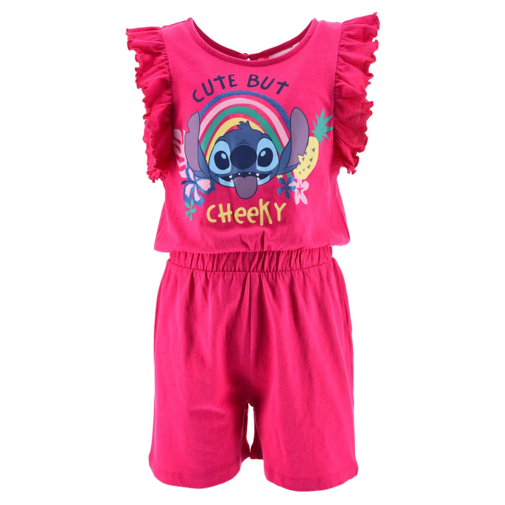 Disney Lilo és Stitch, A csillagkutya Cheeky Pink playsuit 3 - 8 év / 98 - 128 cm