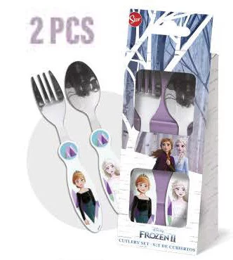 Disney Jégvarázs Ice Magic fém evőeszköz készlet - 2 darabos