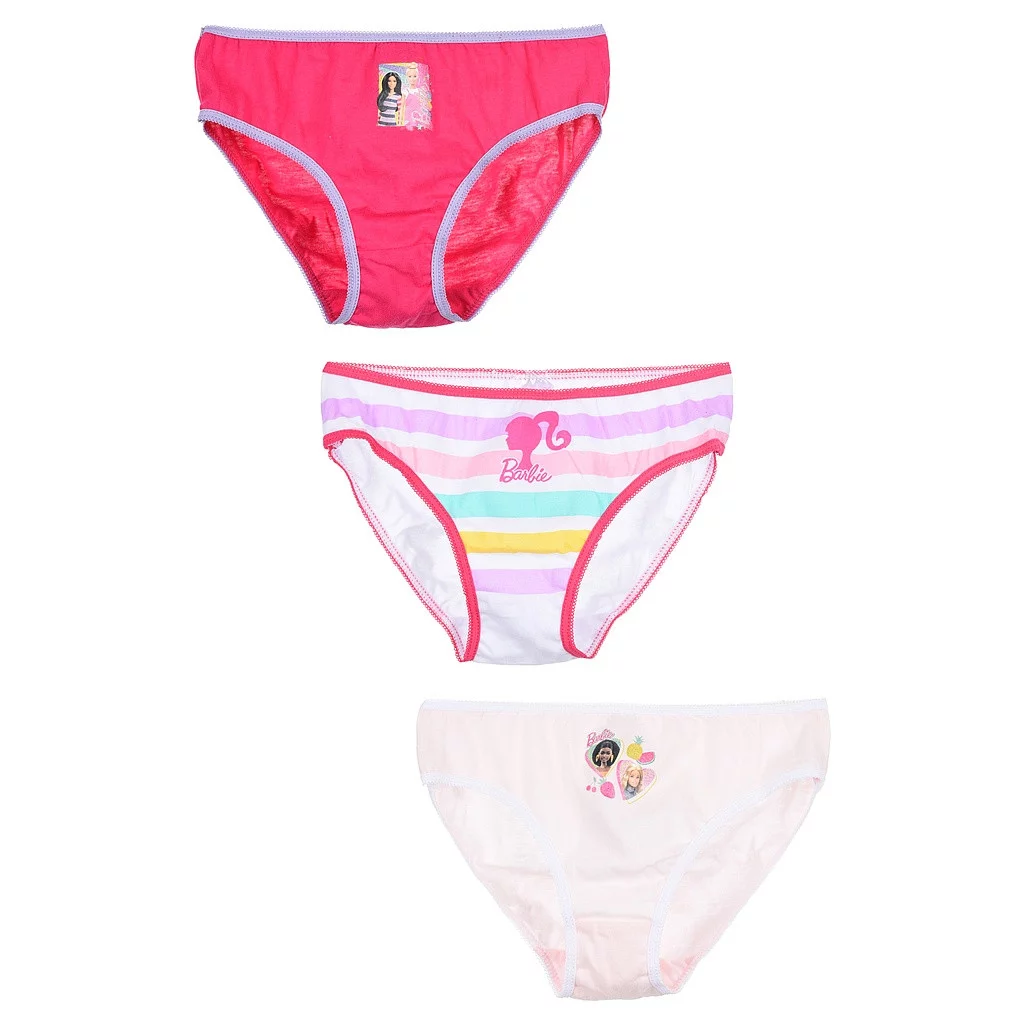 Barbie Summer Style gyerek fehérnemű, bugyi 3 darab/csomag 4 - 10 év / 104 - 140 cm
