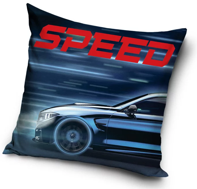 Sportautó Speed párnahuzat 40x40 cm