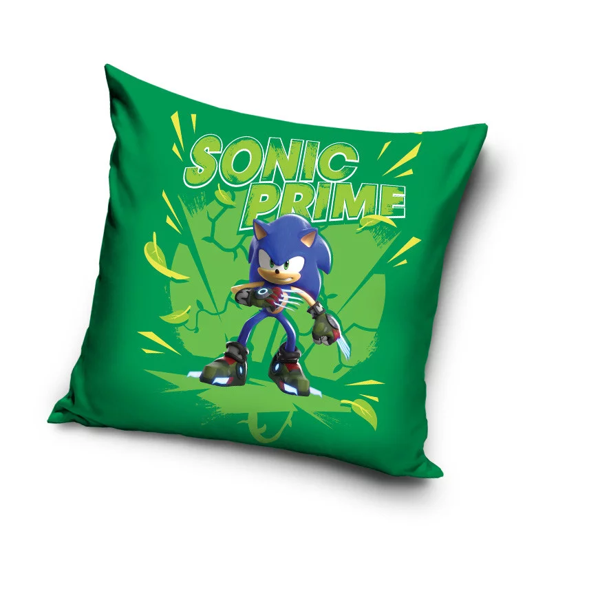Sonic a sündisznó Green párnahuzat 40x40 cm Velúr